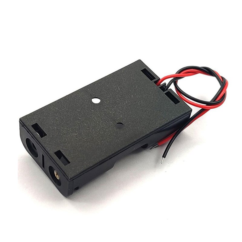 2 AA Battery Holder With Wires Battery Case AA Holder