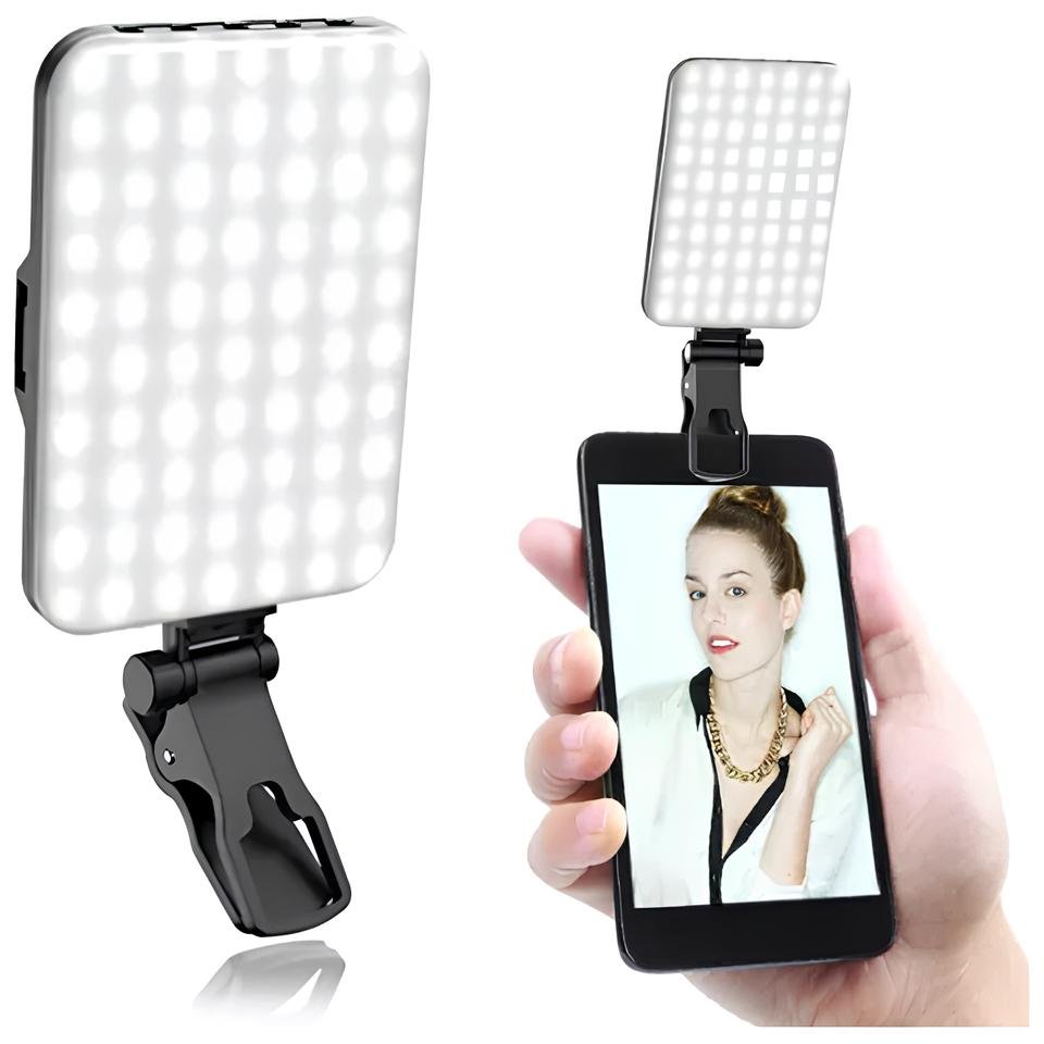 Portable Rechargeable Mini Led Selfie Light Mini Ring Light for Phone Light Clip Phone Accessories