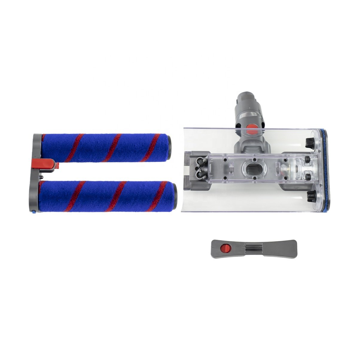 4 Universal Wheel Double Soft Roller Electric Vacuum Cleaner Floor Brush Head For Dysons V7 V8 V10 V11 V15 Vacuum Part Accessory