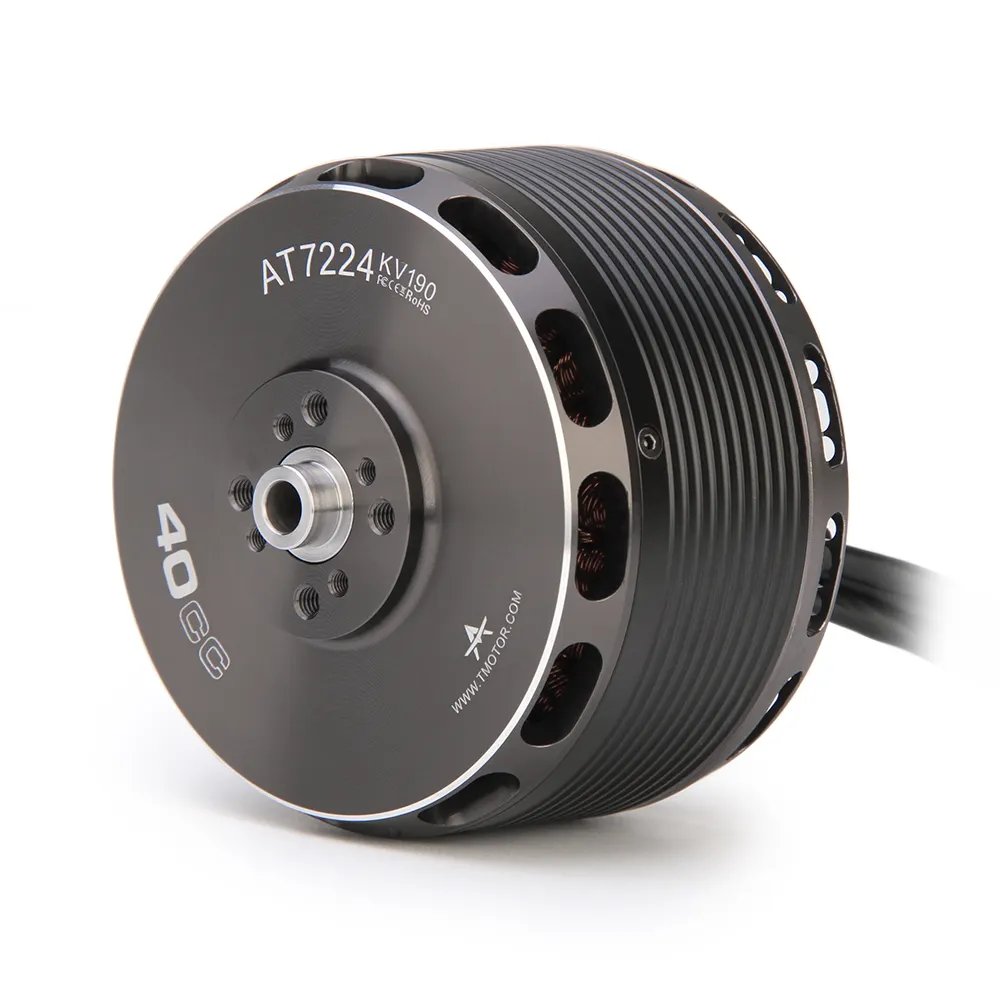 T-MOTOR 7224 AT7224 KV160 KV190 Brushless Motor Fixed Wing Drone 30-40CC Gasoline Drone Engine Battery Accessory Motor Included
