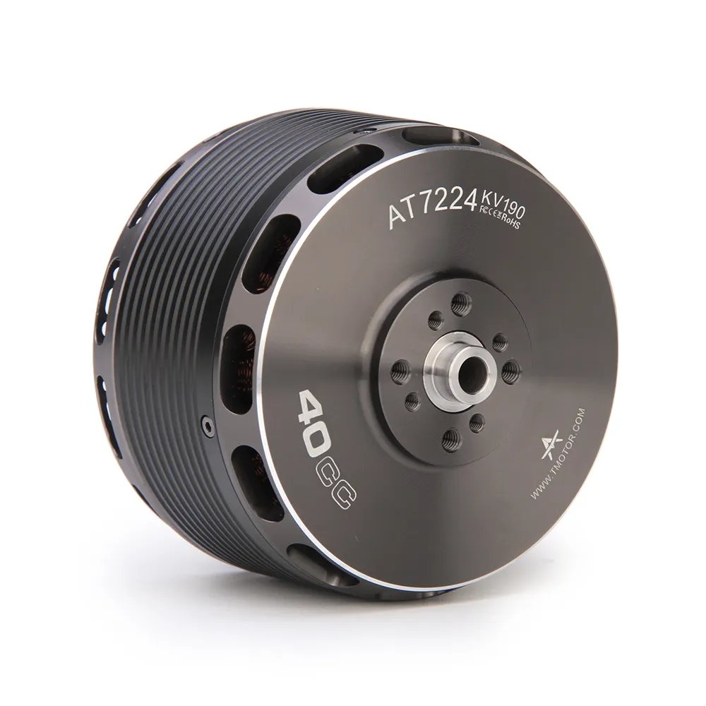 T-MOTOR 7224 AT7224 KV160 KV190 Brushless Motor Fixed Wing Drone 30-40CC Gasoline Drone Engine Battery Accessory Motor Included