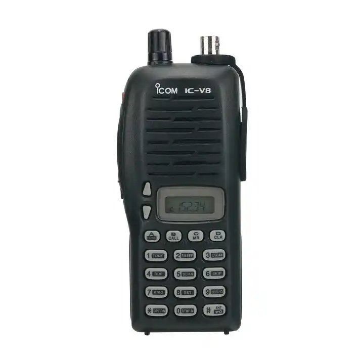 IC-V8 High Power 1650mAh VHF Transceiver 5.5W Marine Walkie-Talkie 20km Ran Two-Way Wireless Mobile Radio 1650mAh NiMH Battery
