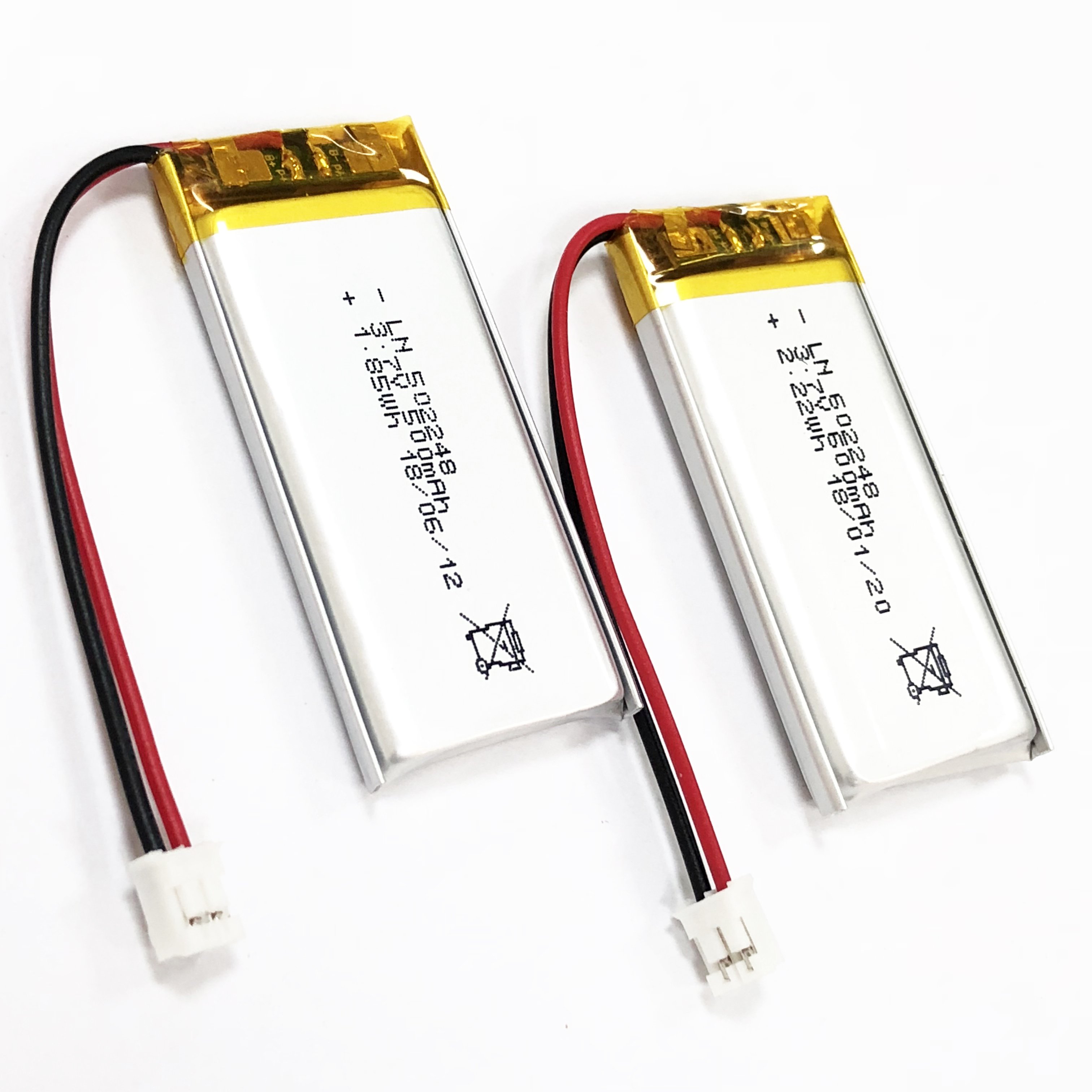 High Capacity 3.7 V Li Ion Battery Cell Lipo Battery 3.7V 500Mah 502248 602535 Lithium Polymer Battery