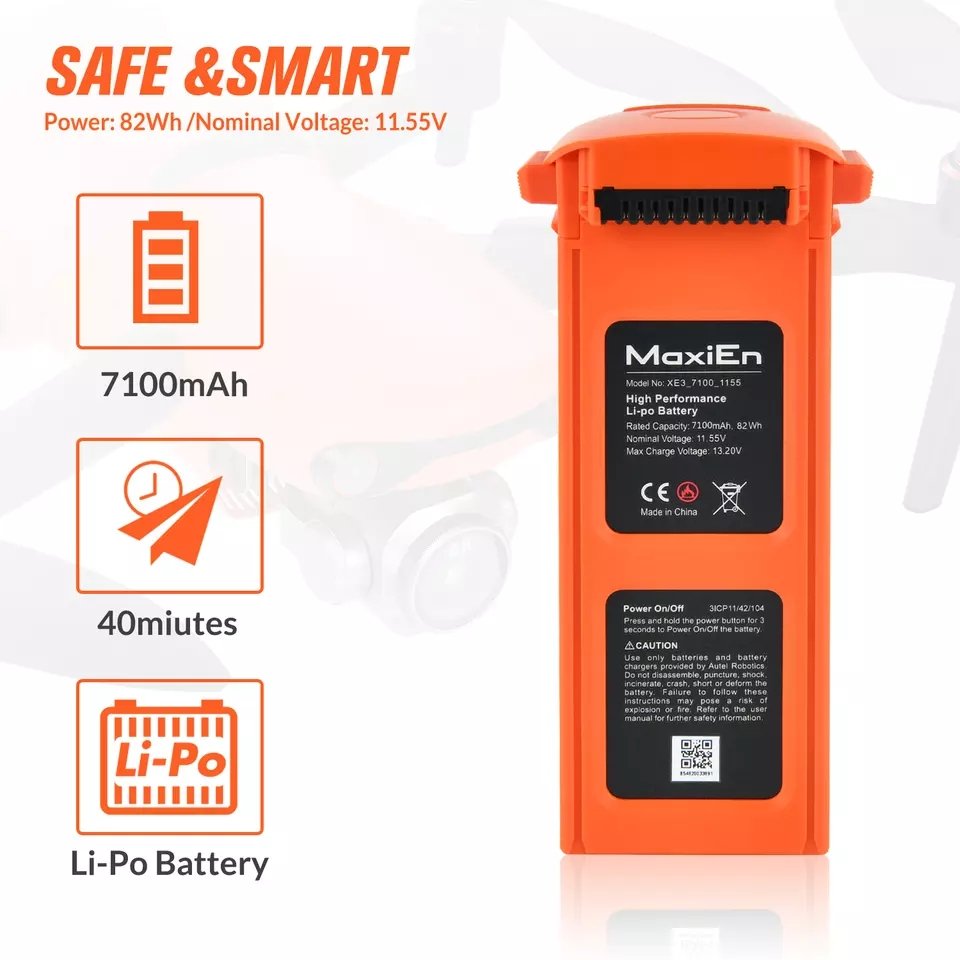 Autel Original Manufacturer Wholesale batteries for drones Autel EVO 2 drone Accessories autel Drones Battery