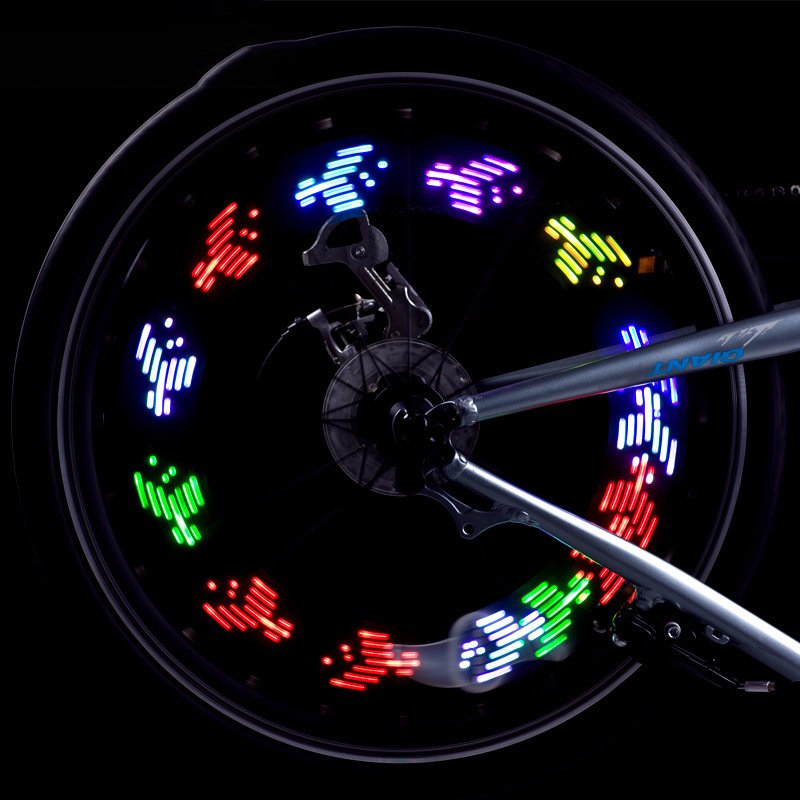 Hot sell Bicycle Accessories Led Plastic Motorcycle Wheel Light Tire Valve Stem Firefly Wheel Spoke Light For Bike