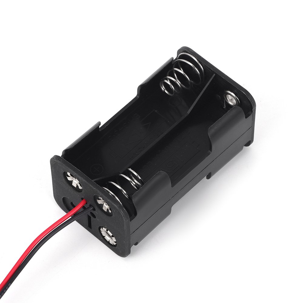 4AA Double Sided Plastic battery+accessories with Cord Back to Back 4 Slot
