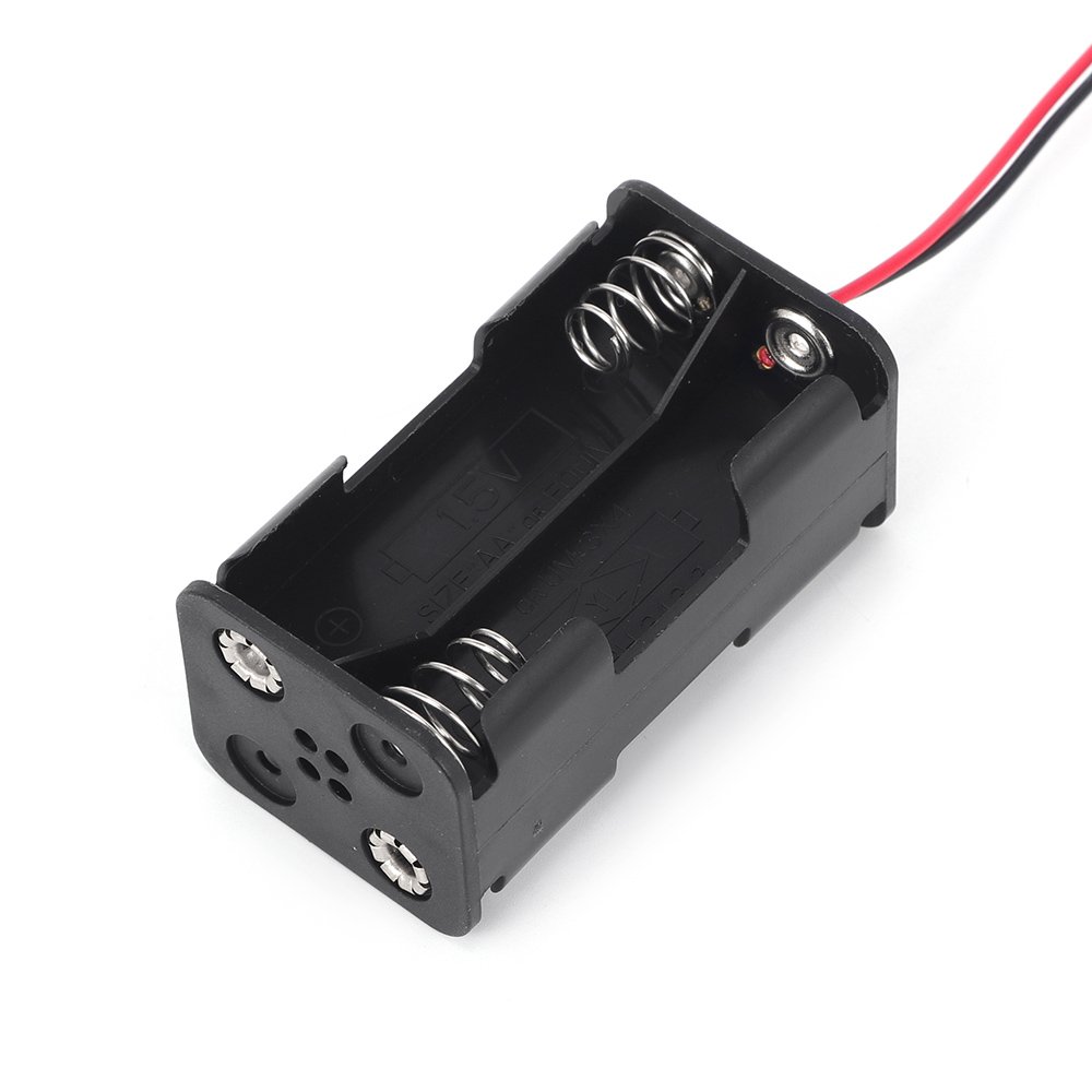 4AA Double Sided Plastic battery+accessories with Cord Back to Back 4 Slot