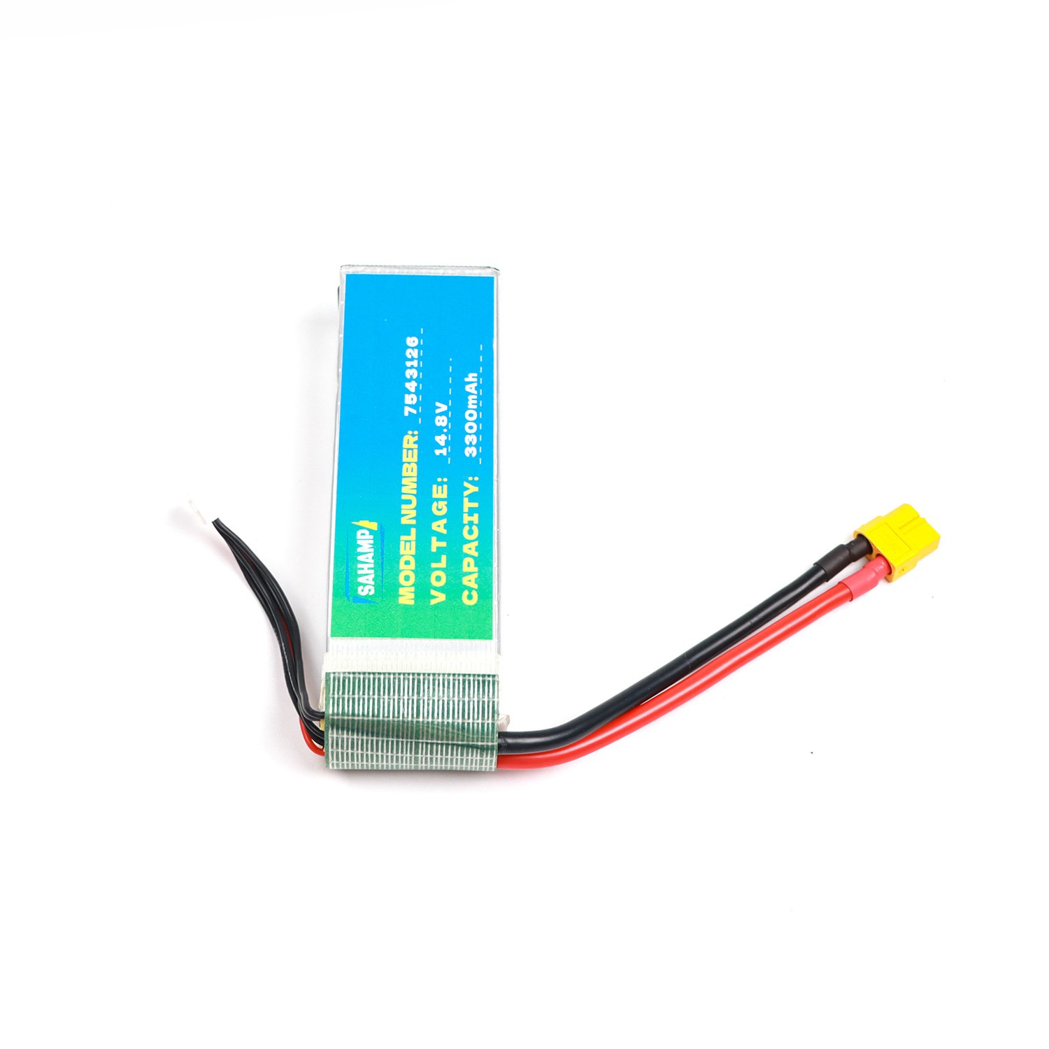 Rechargeable 14.8V Lithium Ion Polymer Battery Pack 3300mAh for Electric Vehicles and Consumer Electronics Model 7543126