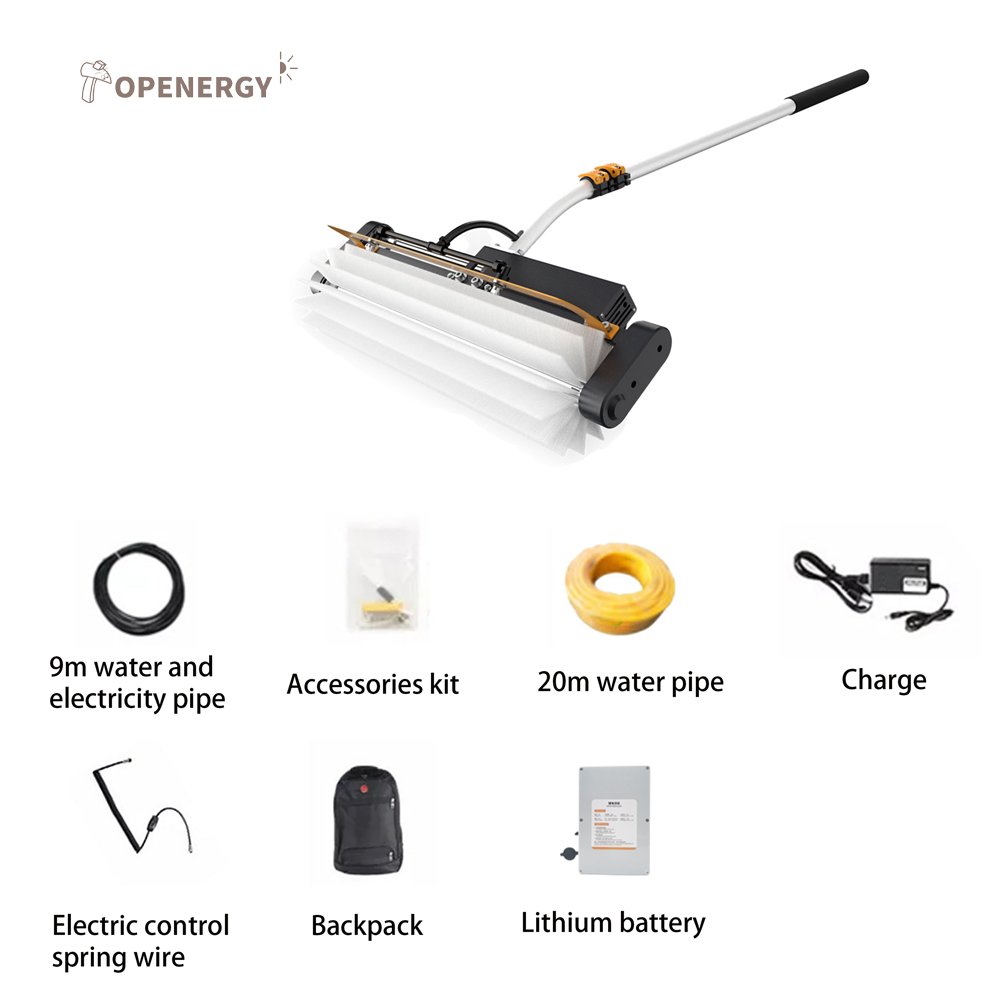 Solar Panel Clean Machine Solar clean Brush lithium battery 24v 26ah
