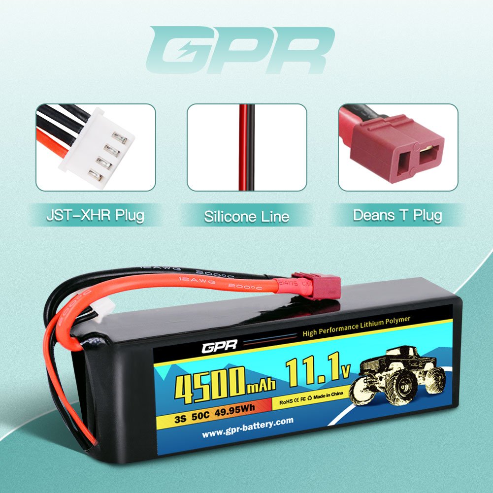Rechargeable Goldbat Lipo OEM/ODM Good Quality High-Rate Professional Manufacturer Factory Lipo Battery 4500mAh 3S 50C 11.1V