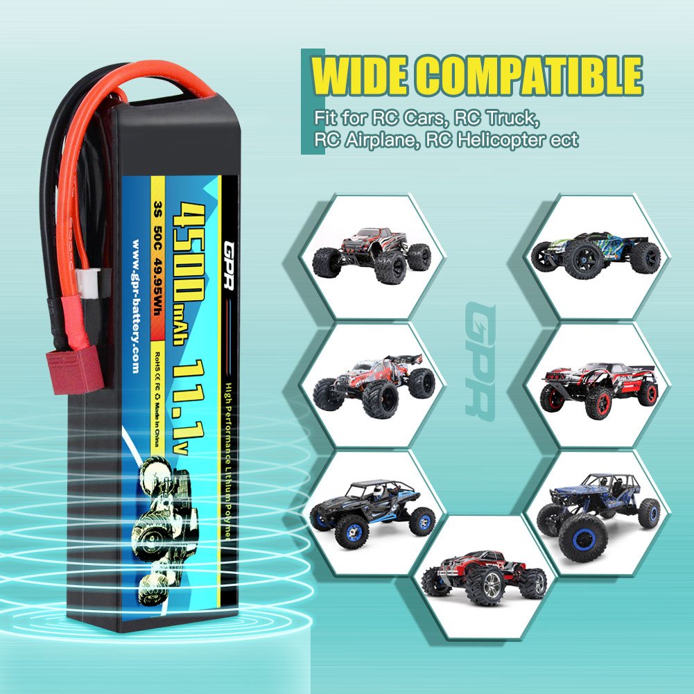 Rechargeable Goldbat Lipo OEM/ODM Good Quality High-Rate Professional Manufacturer Factory Lipo Battery 4500mAh 3S 50C 11.1V
