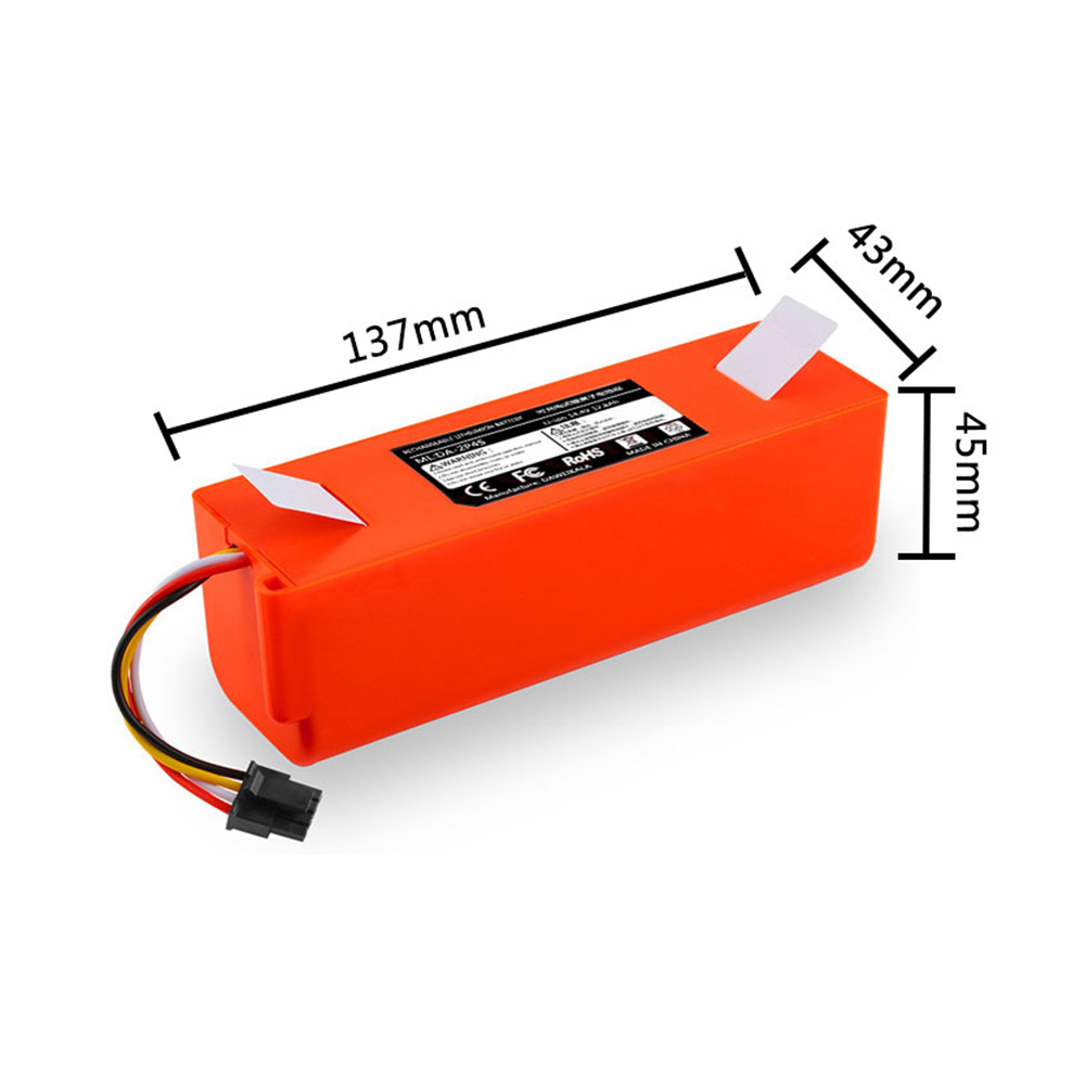 TS 14.4V /14.8V li-ion Battery Vacuum Cleaner accessories for xiaomi mi robot Robotics cleaner roborock S50 S51 T4 T6 battery