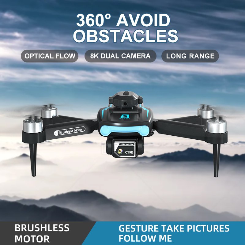 New factory direct-selling drone F169 Dual HD Camera Professional foldable accessories drones with 4k 8K camera fpv app
