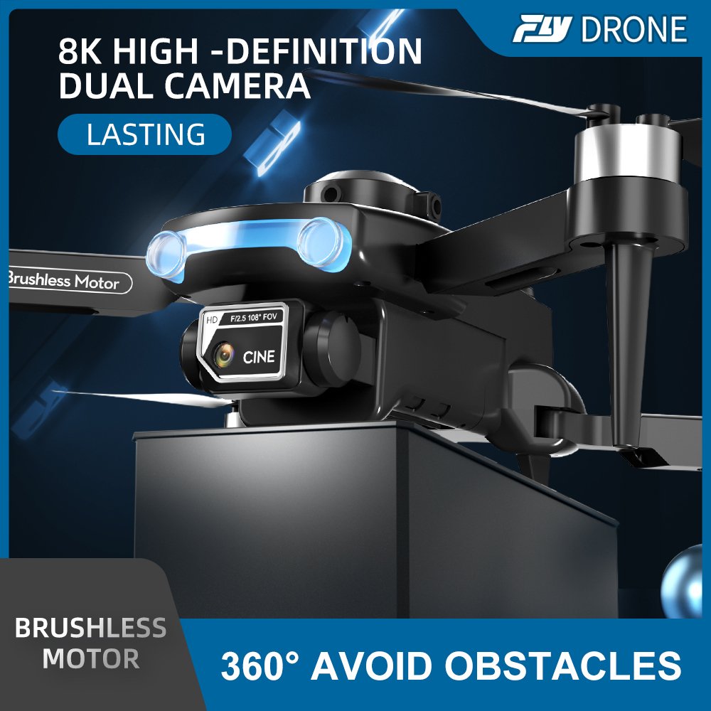 New factory direct-selling drone F169 Dual HD Camera Professional foldable accessories drones with 4k 8K camera fpv app