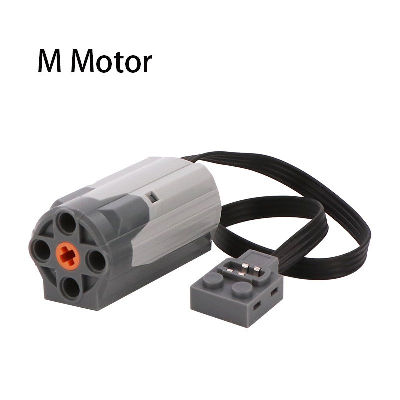 MOC Electronic Power Functions Motor Accessories Parts for Technology Car DIY Remote Control Building Blocks Toys