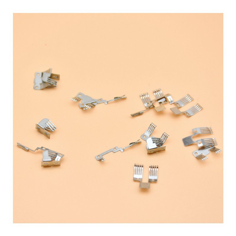 High quality custom beryllium bronze sheet stamping leaf spring Battery spring Contact for PCB