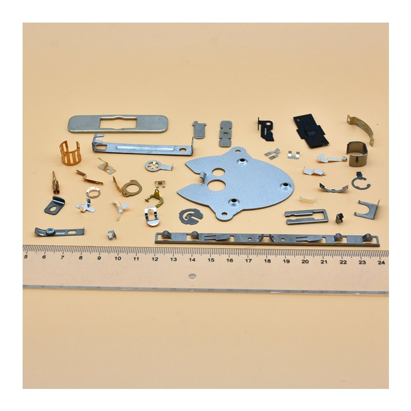 High quality custom beryllium bronze sheet stamping leaf spring Battery spring Contact for PCB