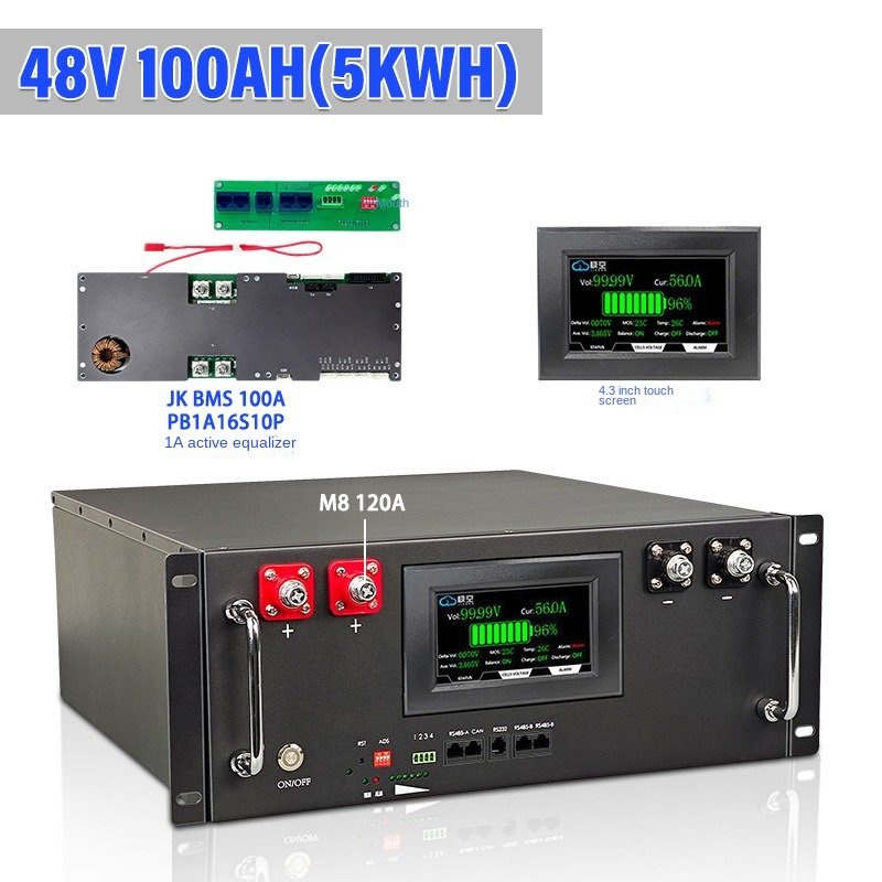 Eu Warehouse Kit 16S Lifepo4 280ah Phosphate Lithium Battery empty case 48V Battery Box