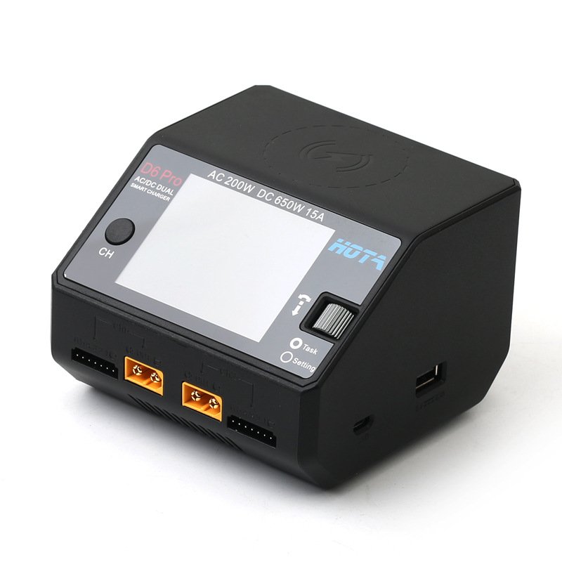 HOTA D6 pro charger Aeromodelling high power Li-ion battery 6S balance charger Mobile phone wireless charger 650W