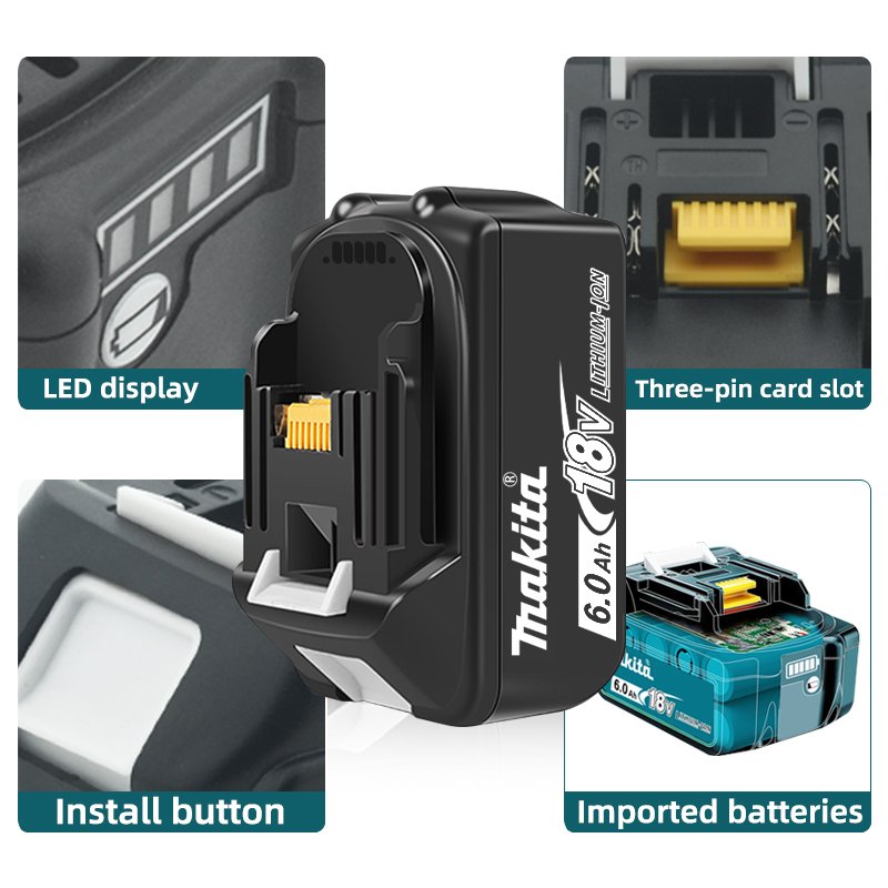 18V Hardware Power Tools Accessories for Makita BL1830B Lithium Ion Battery Pack Power Hammer