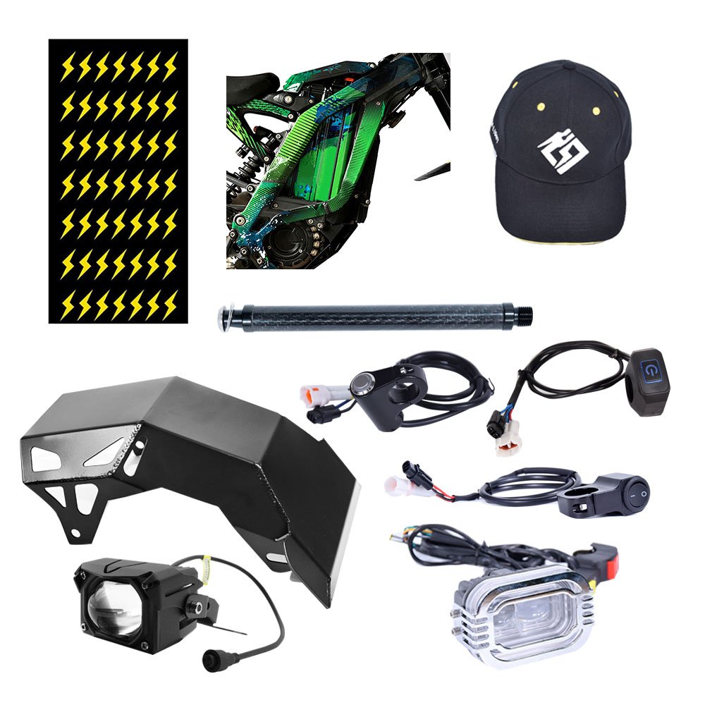 Sur Ron upgrades Parts Sur-ron 72v battery Motor Controller frame fender Light Bee X Dirtbike Motorcycles Accessories