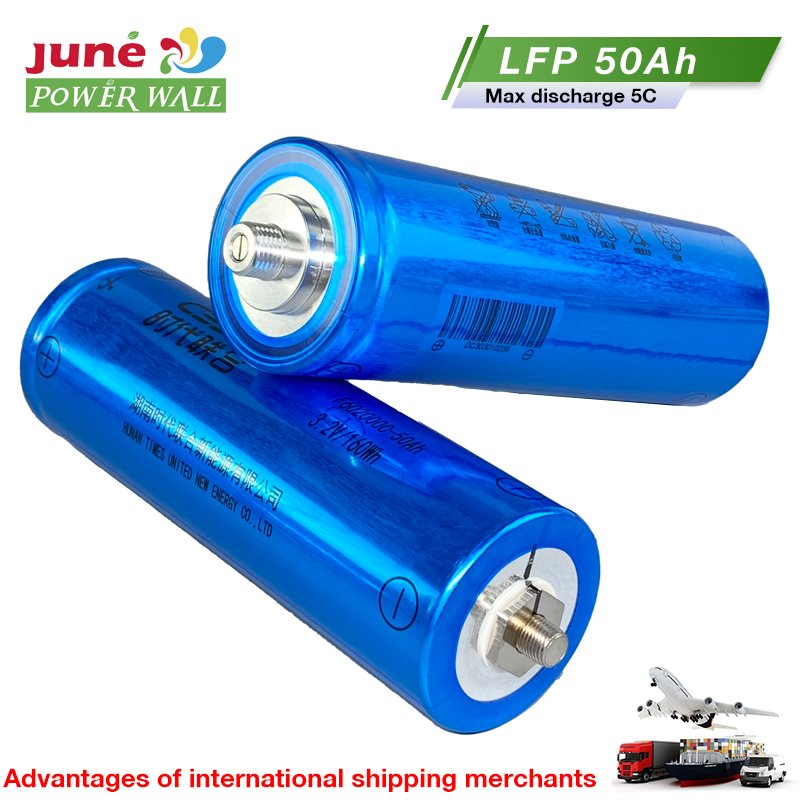TOP 50Ah Lifepo4 Battery 3.2V Lithium ion Rechargeable Energy Storage Batteries Deep Cycle Blade Lifepo4 Prismatic Solar Lifepo4
