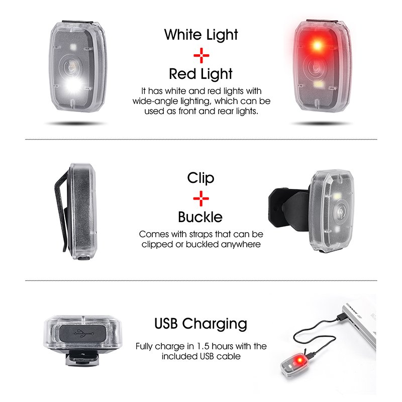 WEST BIKING Bike Cycle Taillight Waterproof Riding Rear Light Accessories LED USB Rechargeable Road Bicycle Lamp Saddle Light