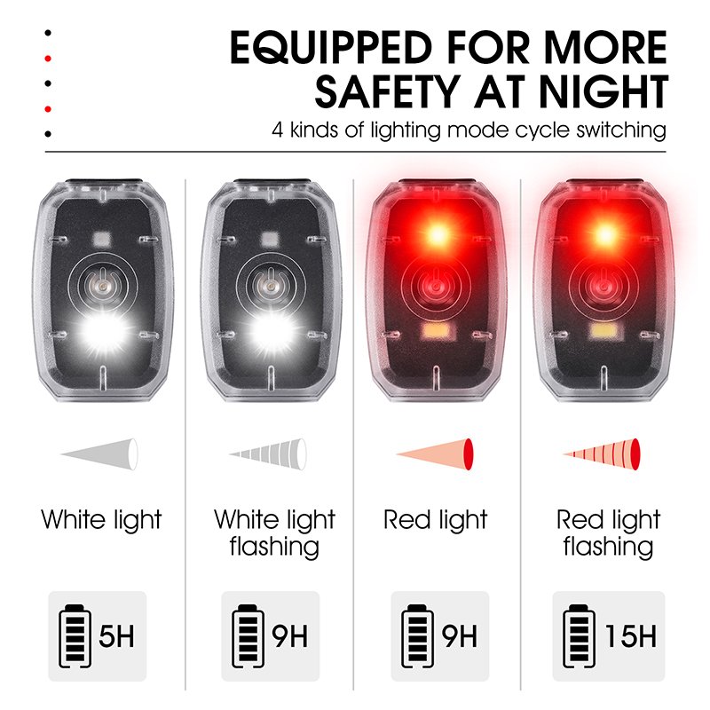 WEST BIKING Bike Cycle Taillight Waterproof Riding Rear Light Accessories LED USB Rechargeable Road Bicycle Lamp Saddle Light