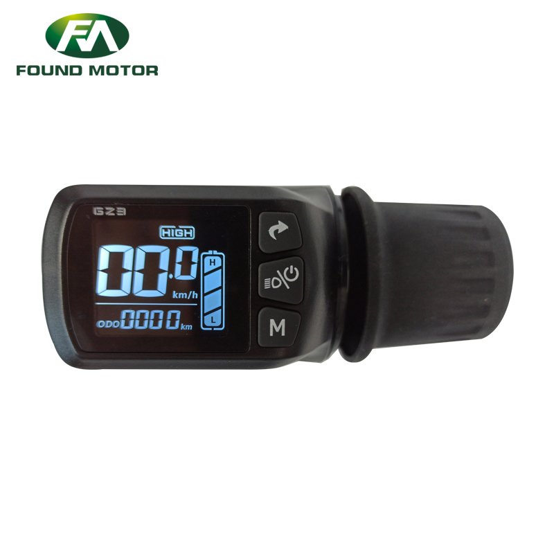 Electric bike accessories Half twist throttle LCD display GZ3 for electric bicycle conversion kit and electric bike kit