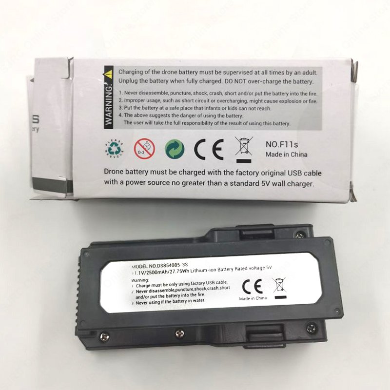 JHD SJRC F11S Pro Drone 11.1V 2500 mAh Battery Original F11 4K Camera 5G GPS Dron Accessories Quadcopter spare Parts Accessory