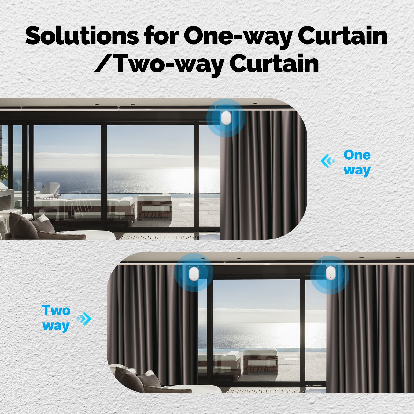 Tuya Smart Curtain bot Roman pole Automatic Curtain Opener Drivers WIFI Wireless Voice Remote Control Curtaini Robot