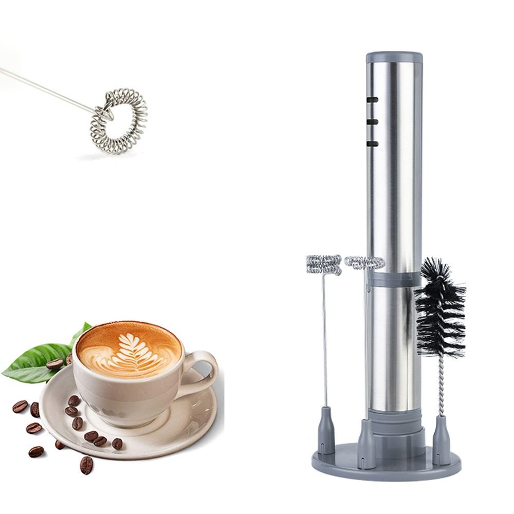 Cheap price Latest Design Of Battery-powered Coffee Accessories Automatic Milk Frother