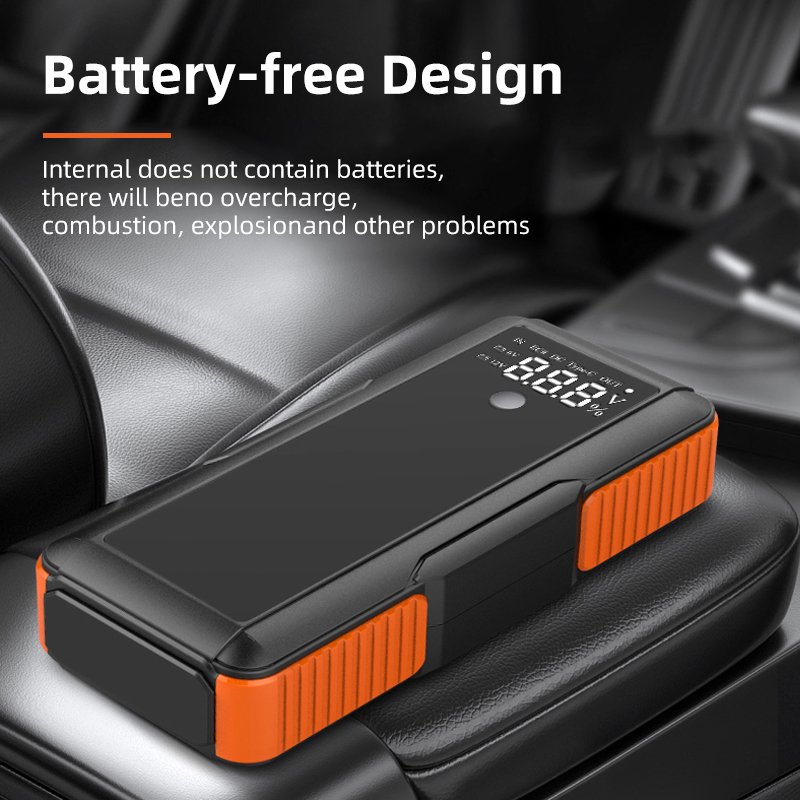Eco-Friendly 12V 5OOF Vehicle Jump Starter 1000Amp Car Accessory Auto Emergency Kit with super capacitor