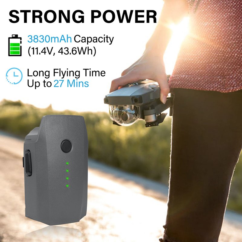 Drone battery accessory 11.4V 3830mAh YU01 2pcs/Pack battery replaces For DJI Mavic Pro