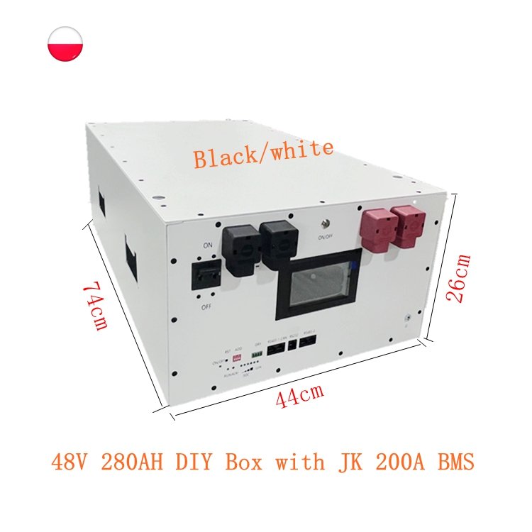 48V 280AH Box 200A BMS 2A Balance lifepo4 lithium battery box case diy battery 48V diy JK BMS box