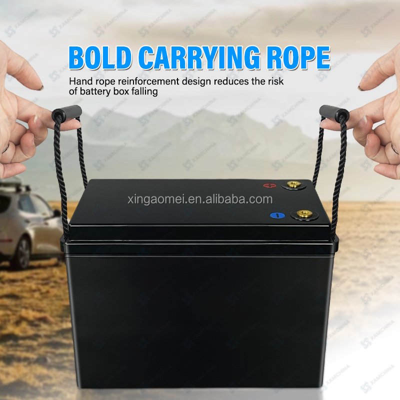 Factory Customized Best Selling XAM-J1-200A Plastic Battery Box For Electric Vehicles Golf cart Lithium Battery Box\Case
