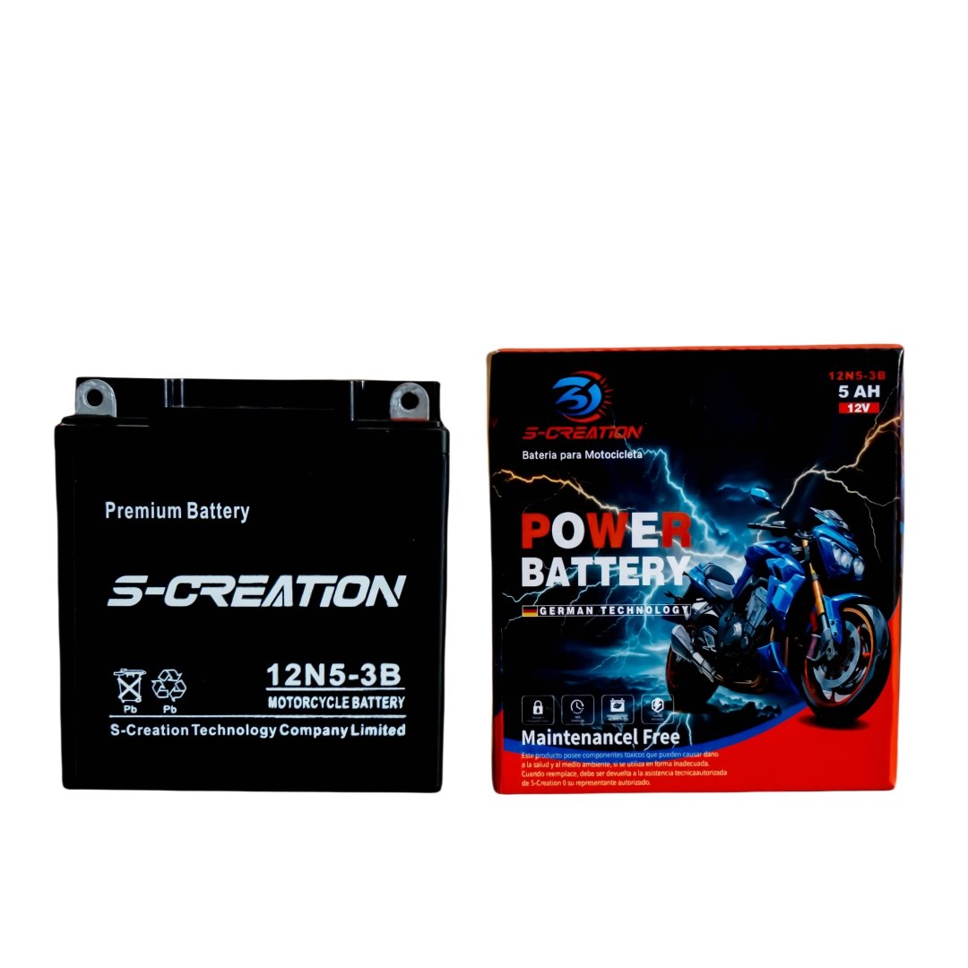 12N5-3B 12V 5AH Rechargeable Motorcycle Battery for cheap price maintenance free motorcycle battery