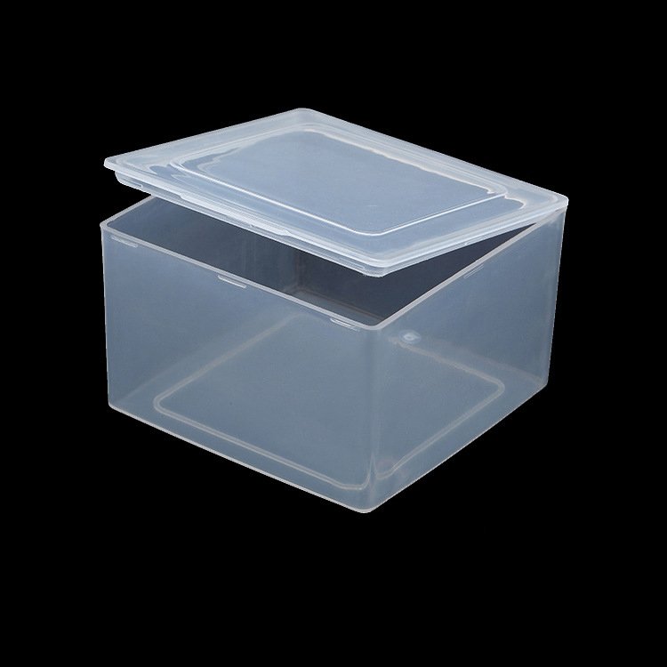 Low MOQ Square Rectangular Transparent Plastic Case Storage Box For Packing Electronic Accessories Battery Coin Fish hook Chip