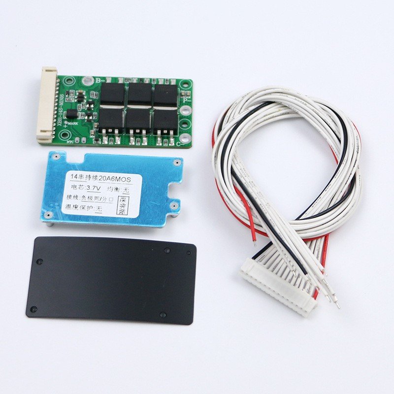 Same Port NCM BMS 14S 52V 15A20A 18650 Battery Protection Board For Electrical bike batteries accessories