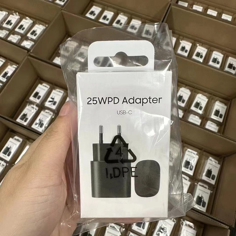 OEM High Speed 25W 2510 PD TYPE-C USB C Power Adapter USB Charger For Samsung Galaxy S20 S21 S22 Ultra Note 20 Super Fast Charge