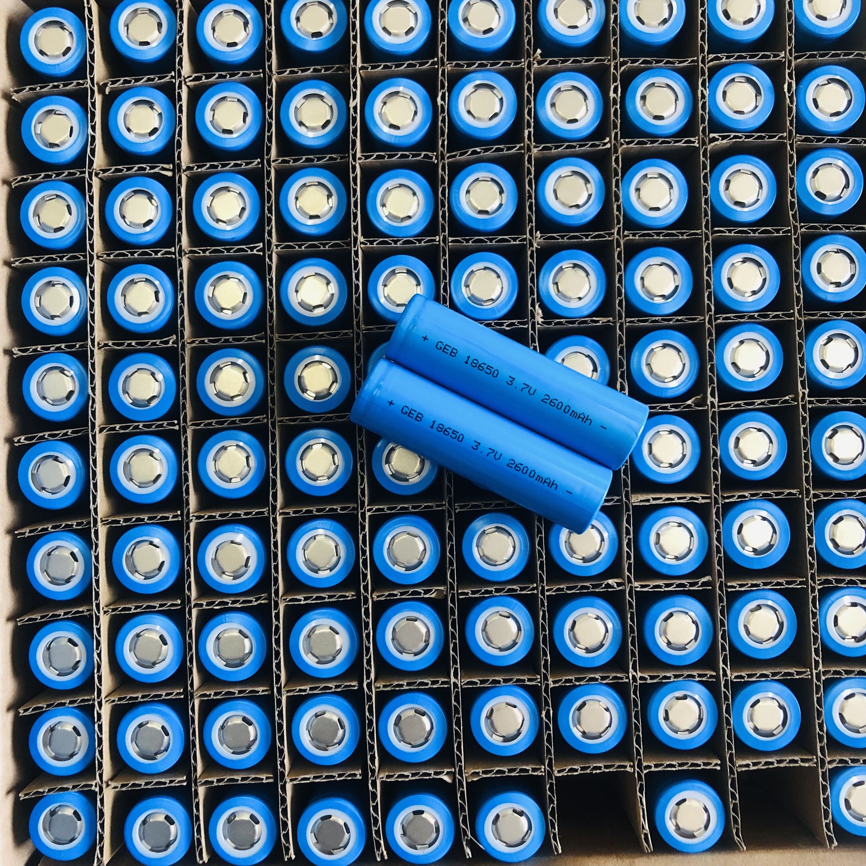 Wholesale 18650 lithium battery 2600mah 3000mah 3500mah Rechargeable battery lithium 18650