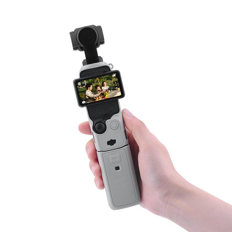 Silicone Cover for DJI OSMO Pocket 3, Protective Case Lens Protector Scratch-Resistant Drop Protection Creator Combo Accessories