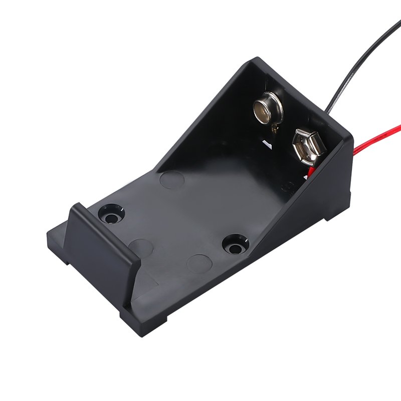 Single DC 9V Battery Holder with Wire Leads Battery Box for Nine VAC