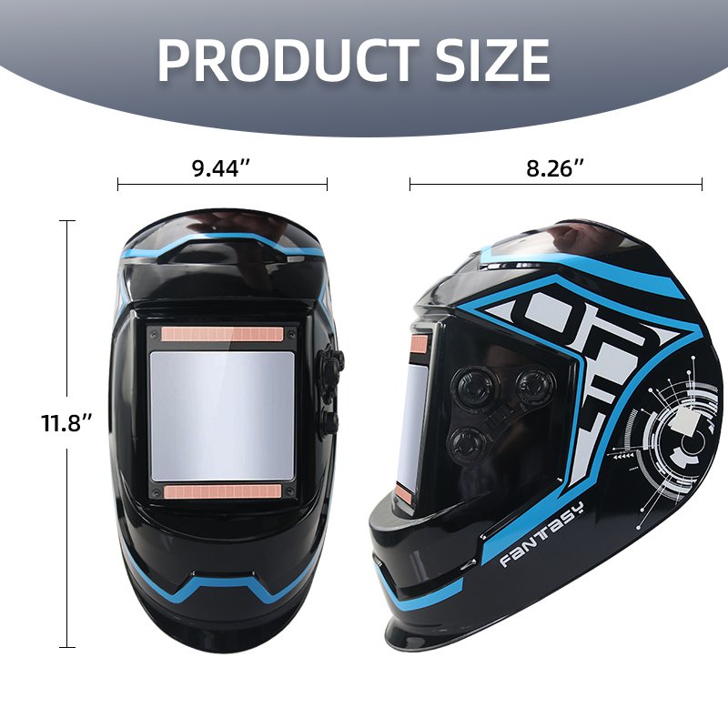 Large Window Welding Mask Protective Mask For Welders Full Face Protection Large True Color Window Large Window 100*93