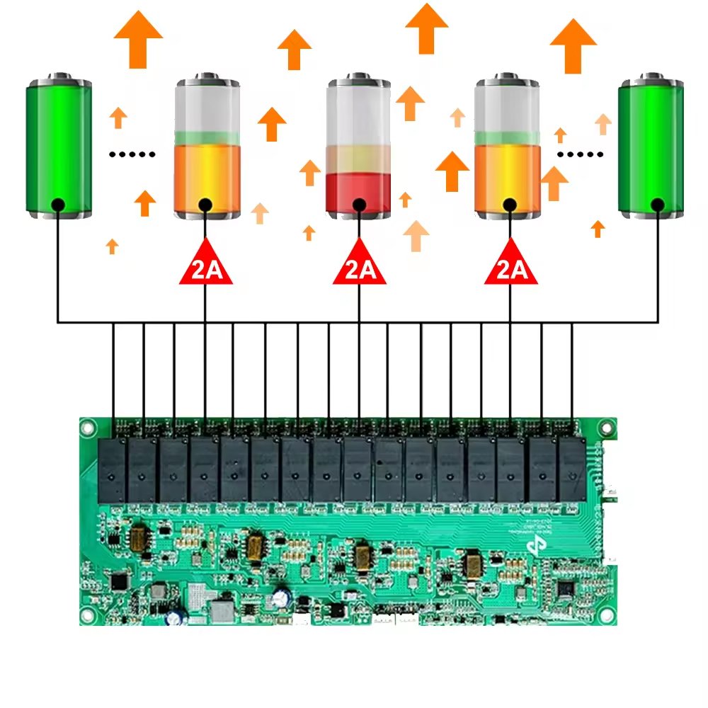 Blackcell Diy battery Box Kit 16S 280Ah 302Ah active balance Empty Box Case Battery Accessories For 48V Lifepo4 Battery