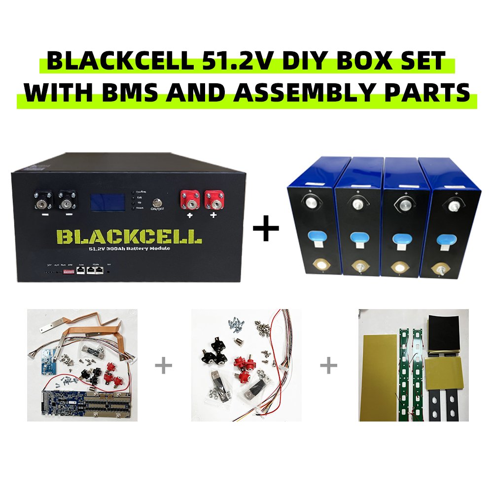 Blackcell Diy battery Box Kit 16S 280Ah 302Ah active balance Empty Box Case Battery Accessories For 48V Lifepo4 Battery