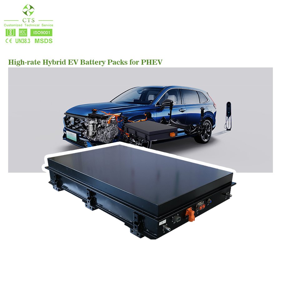 CTS OEM 336V 40AH Hybrid Car battery Pack 300V 450V 30kwh 50KWH 100KWHev Car Lifepo4 Electric Car battery Pack For EV