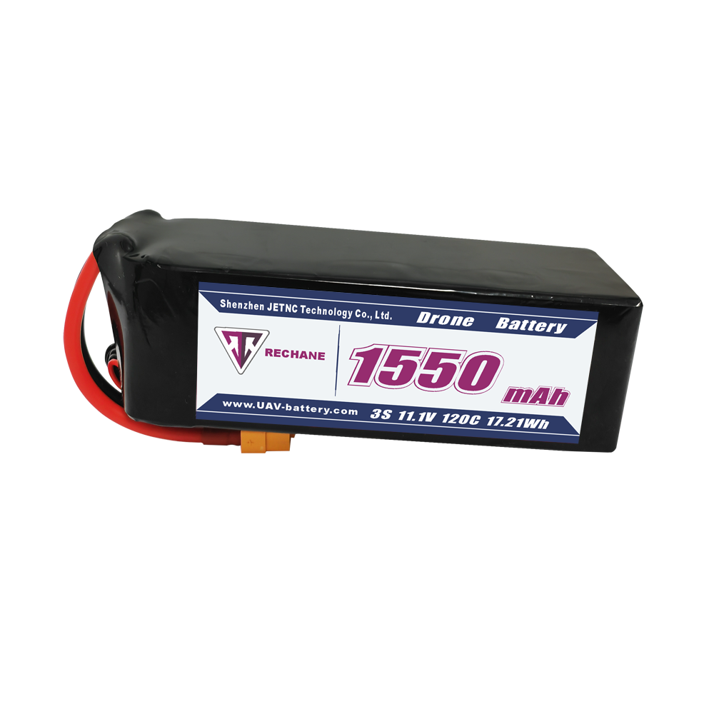 RECHANE FPV Lipo Battery 3S 11.1V 1550mAh 120C UAV battery