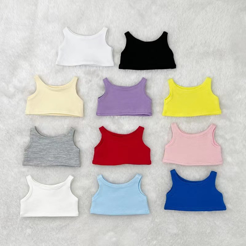 hot selling baby girls doll clothes doll cotton t shirt toy doll accessory
