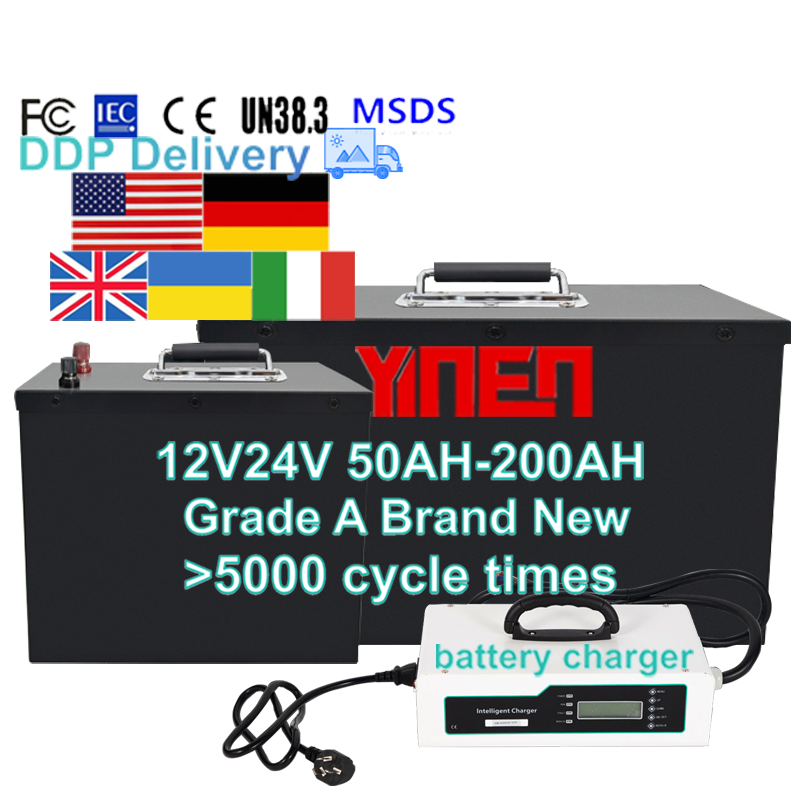 Lifepo4 24V 25.6V 100AH lithium battery for energy storage